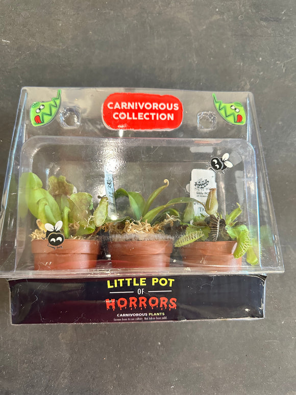 Little 3 Packs of Horror Carnivorous Collection
